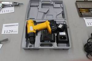 lot 1129 image: 12V Cordless Drill  with Batteries (x2), Charger, Case
