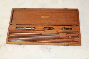 lot 540 image: Lufkin Rule Co. Gage Rods  with Wood Case