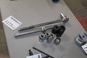lot 1175 image: 34 Drive Sockets, Ratchets, Extensions