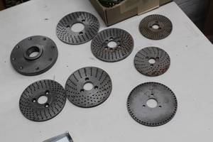 lot 573 image: Lot of (8) Indexing Wheels
