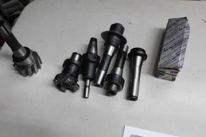 lot 580 image: Lot of (5) R-8 Milling Heads