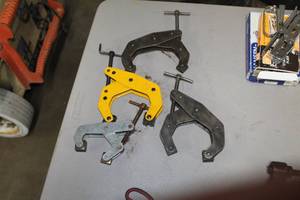 lot 1168 image: Lot of (4) Machining Clamps