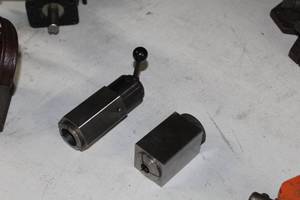 lot 570 image: Lot of (2) Collets  - Vise Holder, Hex Cutter