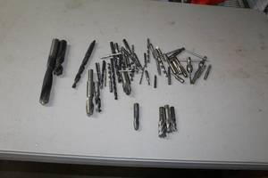 lot 1200 image: Lot of (Approximately 40) Mill Ends and Tap Bits