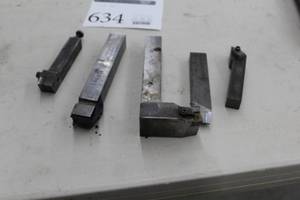 lot 634 image: Lot of (5) Lathe Bits