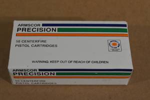 lot 19 image: 50 Armscor Precision .38 Super 125 Gr FMJ Ammo