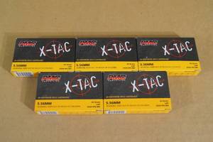 lot 59 image: 100 PMC X-Tac 5.56mm 62 Gr LAP Ammo