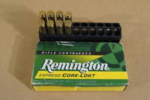lot 80 image: 8 Remington Express .243 Win 100 Gr Core-Lokt PSP Ammo