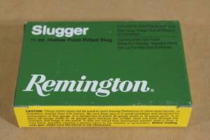 lot 84 image: 5 Remington Slugger 16 Gauge 2-34 45 Oz HP Rifled Slugs