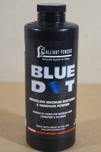 lot 108 image: 1 Lb Alliant Blue Dot Smokeless Magnum Gun Powder