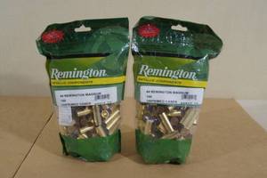 lot 101 image: 200 Remington .44 Rem Mag Unprimed Casings