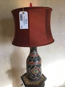 African Art lamp