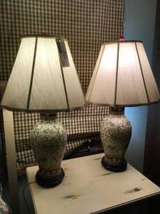Pair of Oriental Lamps