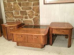 Set of 3 End Tables & Coffee Table