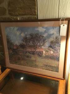 Artwork Country Home Scene