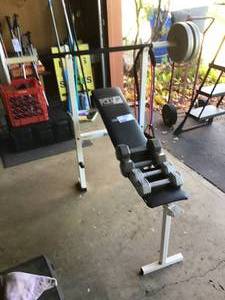 Weight Bench & Weights