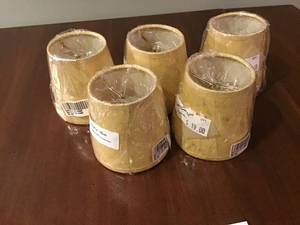 Set of 5 Small Lamp Shades