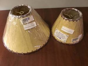 Set of 2 Stitched Edge Shades