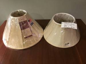 Set of 2 Linen Lamp Shades
