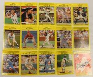 1991 Fleet Baseball 14 Trading Cards