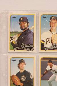 1989 Pirates Baseball Players By Topps Lot Of 9 Cards