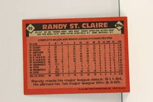 1986 Expose Baseball Players Cards Lot Of 8 Cards