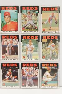 REDS Baseball Players 1988 Topps 9 Reds Players