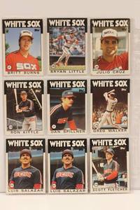 White Sox Players 1986 Topps Baseball Cards Lot Of 9 Cards