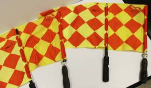 Soccer Referee Linesman Flag Set Of 4 Flags