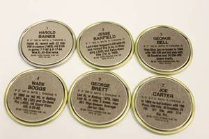 1987 Topps Baseball Coins 6 Coins