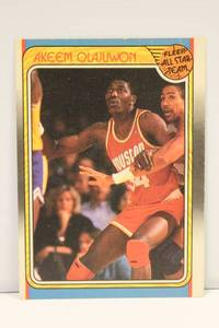Akeem Olajuwon # 126 Fleer All Star Team 1988