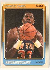 1988- 89 NBA Patrick Ewing # 80