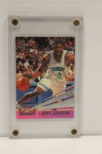Larry Johnson 1994 Stadium Club NBA Basketball Beam Team