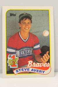 Steve Avery # 784 Topps 1989 Baseball Card