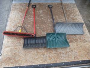 Snow Shovels & Broom