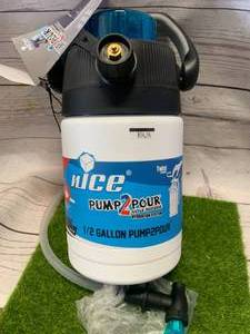 lot 1 image: New Nice Pump to Pour  Gallon Tumbler ($50 Online)