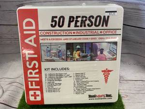 lot 4 image: New 50 Person Construction, Industrial, Office First Aid Kit