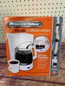lot 13 image: New 12 Cup Auto Coffee Maker