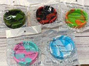 lot 22 image: Lot of Five New Silicone Ashtrays