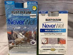 lot 30 image: New Lot of Two Rust-Oleum Neverwet Products