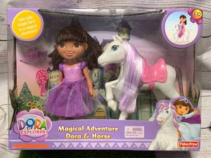 lot 32 image: New Dora the Explorer Magical Adventures & Horse