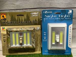 lot 50 image: Lot of Two New Wireless Night Lights (Very Bright)