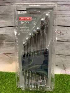 lot 51 image: New Craftsman 7 Piece SAE Wrench Set