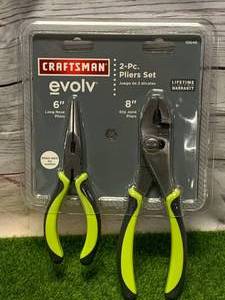 lot 58 image: New Craftsman 2 Piece Plier Set