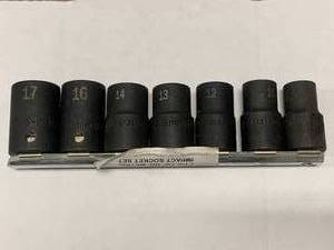 lot 64 image: New SK Tools 10-17mm Metric Impact Socket Set
