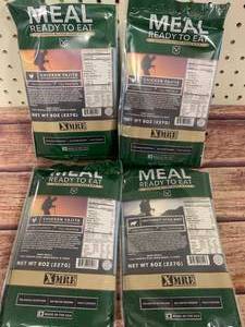lot 73 image: Lot of 4 MREs (Meals Ready To Eat)
