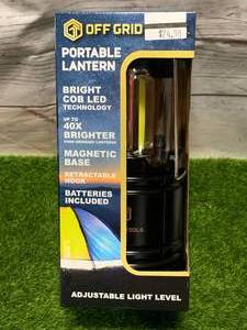 lot 75 image: New LED Portable Lantern 40X Brighter (Batteries Included)
