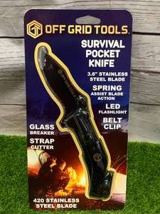 lot 76 image: New Pocket Survival Knife