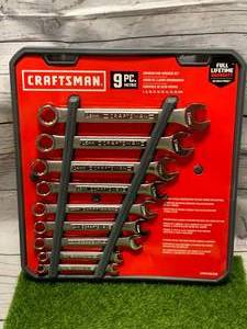 lot 79 image: New Craftsman 9 Piece Metric Wrench Set