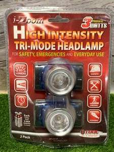 lot 90 image: New Tri Mode Headlamp (Batteries Included)
